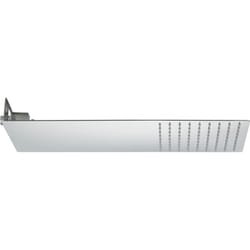 Soffione doccia ultraslim a lama quadro acciaio inox satinato 3842P kansas