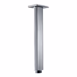 Braccio satinato quadrato 20cm Braccio doccia a soffitto acciaio inox satinato quadrato 20cm - KYOTO Ogni singola goccia è un ...