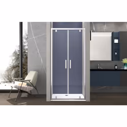 Box due battenti h195cm Box doccia nicchia 80cm porta due battenti altezza 195cm - GINA A volte per essere felici basta aprir ...