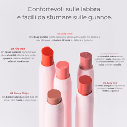 Blondesister STICK LABBRA E GUANCE 2 IN 1 01 Soft Pink 3.5g - Vista aggiuntiva 6