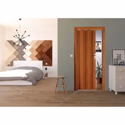 Porta a Soffietto da Interno 88,5x214 cm in PVC Florance Ciliegio - Vista aggiuntiva 2