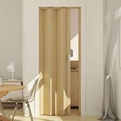 Porta a Soffietto da Interno 83x214 cm in PVC Caroline Legno Faggio