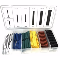 SET 127 PZ GUAINA TERMORESTRINGIBILE Gloriashop vi propone 127 pezzi di guaine termorestringenti in confezione trasparente. A ...