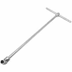 CHIAVE A T SNODABILE MISURA 10 MM LUNGHEZZA 44 CM CHIAVE A DOPPIO SNODO CON MANICO A T SCORREVOLE BUSSOLA DA 10 MM SNODABILE ...
