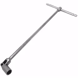 CHIAVE A T SNODABILE MISURA 13 MM LUNGHEZZA 44 CM CHIAVE A DOPPIO SNODO CON MANICO A T SCORREVOLE BUSSOLA DA 13 MM SNODABILE ...