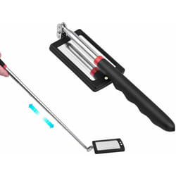 Oxford - Specchietto Telescopico Ispezione Auto Specchio Testa Snodabile Asta Allungabile