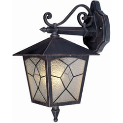 Bauer - Lampada Lanterna da Parete 60W Classic Bronzo Antico