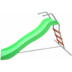 Scivolo da Giardino 102x188x110cm in Acciaio per Bambini Bauer