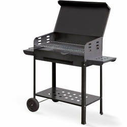 Bauer - Barbecue a Carbone Carbonella 60x40cm con Griglia Regolabile su 3 Livelli