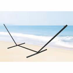 Telaio per Amaca Telaio per Amache Doppie in Acciaio 456x122x137 cm Bauer Nera Telaio per amache doppie in acciaio. Caratteri ...