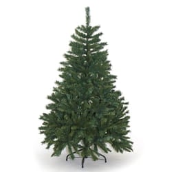 Albero di Natale Artificiale Alpino Verde Ignifugo 2721 Rami Altezza 240Cm