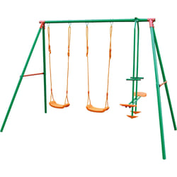Altalena da Giardino 4 Posti con Cavallina 156x297x196cm Bauer