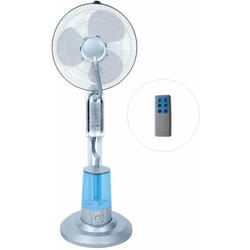 Bauer - Ventilatore a Piantana 40Cm con Nebulizzatore Ad Acqua + Telecomando