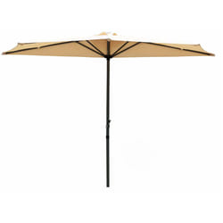 Bauer - Ombrellone a Parete 1/2 Tondo ø 270 Cm Struttura in Alluminio da Giardino per Arredo Esterno