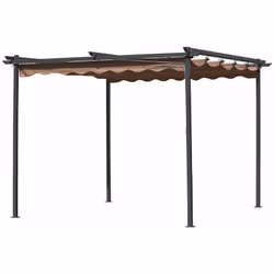 Gazebo con struttura interamente in acciaio completo di copertura in poliestere da 180 gr/mq. CARATTERISTICHE TECNICHE - Stru ...