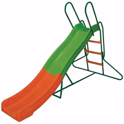 Scivolo per bambini componibile 2 pezzi in polipropene con struttura in acciaio verniciato diametro 25,4 mm e spessore 1,2mm. ...