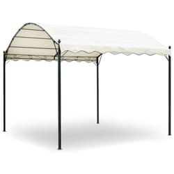 Gazebo da Giardino 3x4m in Ferro Morel Boston Bianco