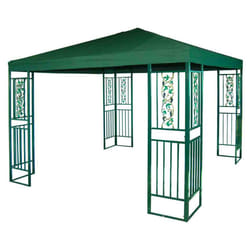 Gazebo da Giardino 3x4m in Metallo Morel Ferro Verde