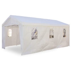 Tendostruttura 4x8m in Metallo Morel Garage Bianco