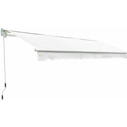Tenda da Sole Motorizzata 4,5x3m Tessuto Poliestere Kraus Lavanda Ecrù