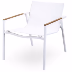 Set Tavolino e 2 Sedie da Giardino in Alluminio Kraus Raffaello Bianco - Vista aggiuntiva 2
