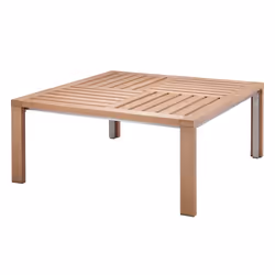 Set Salotto da Giardino in Acciaio e Sumpar Wood Divano 2 Poltrone e Tavolino Kraus Donatello - Vista aggiuntiva 2