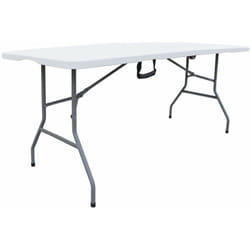 Tavolo Catering Rettangolare Pieghevole 180x70x74 cm Becker Bianco