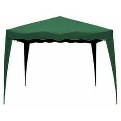 Gazebo da Giardino Pieghevole 3x3m Tessuto Poliestere Becker Verde