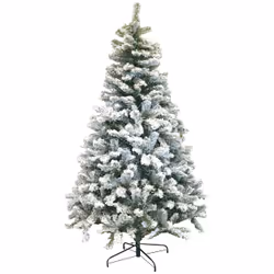 Albero di Natale Artificiale Innevato 210 cm 730 Rami Morel Pino Verde - Vista aggiuntiva 2