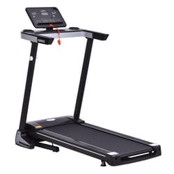 Tapis Roulant Elettrico Pieghevole 500W con Schermo LCD Nero