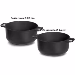 Batteria di Pentole 7 Pezzi in Alluminio Pressofuso Antiaderente Olympia Supreme Big - Vista aggiuntiva 3