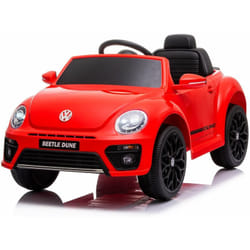 Volkswagen - Macchina Elettrica per Bambini 12V con Licenza Maggiolino Beetle Small Rossa