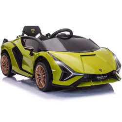 Macchina Elettrica Macchina Elettrica per Bambini 12V Lamborghini Sian FKP 37 Verde Soddisfa la voglia dei più piccoli di met ...