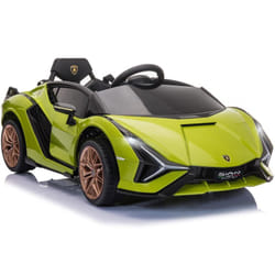 Lamborghini - Macchina Elettrica per Bambini 12V con Licenza Sian fkp 37 Verde