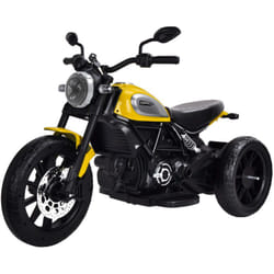 Ducati - Moto Elettrica per Bambini 12V Scrambler Icon Gialla