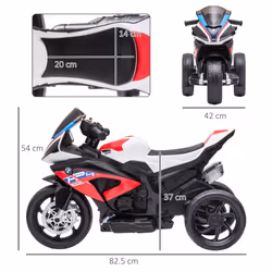 Moto per Bambini 6V con Licenza BMW HP4 con Fari Rosso - Vista aggiuntiva 3