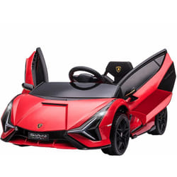 Lamborghini - Macchina Elettrica per Bambini 12V con Licenza Sian fkp 37 Rossa