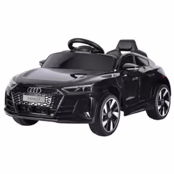 Macchina Elettrica Macchina Elettrica per Bambini 12V Audi Etron GT Nero Auto Audi Etron Gt Apertura delle portiere lettore m ...