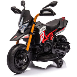 Aprilia - Moto Elettrica per Bambini 6V Dorsoduro Small Nera