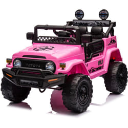 Toyota - Macchina Elettrica per Bambini 12V Cruiser Rosa