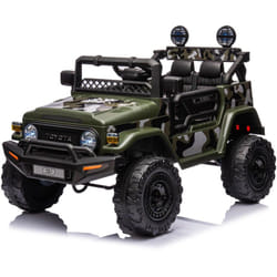 Toyota - Macchina Elettrica per Bambini 12V Cruiser Verde Militare