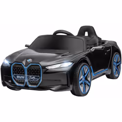 Macchina Elettrica Macchina Elettrica per Bambini 12V con Licenza BMW I4 Nera Assicura ai tuoi piccoli piloti un'esperienza s ...