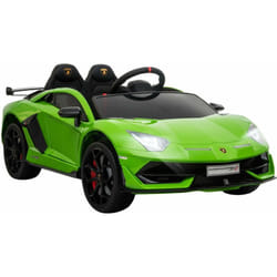 Lamborghini - Macchina Elettrica per Bambini 12V con Licenza Aventador Verde