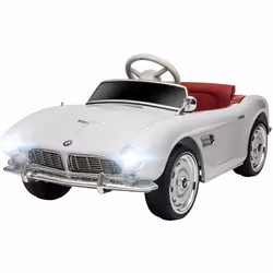 Macchina Elettrica Macchina Elettrica per Bambini 12V con Licenza BMW 507 Bianca Regala il brivido della velocità dal fascino ...