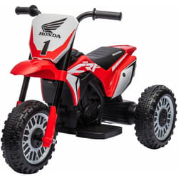 Moto Elettrica per Bambini 3 Ruote 6V con Licenza Honda CRF450RL Rosso
