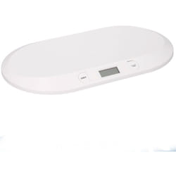 Grundig - Bilancia Bambini Neonati Bilancia Digitale Pesa Neonato Peso Massimo 20kg Bianco