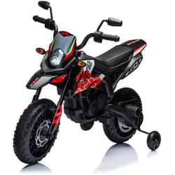 Aprilia - Moto Elettrica per Bambini 12V con Licenza RX-125 Motocross Rossa