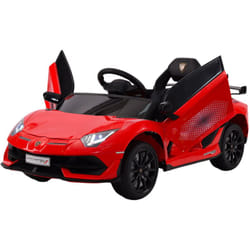 Lamborghini - Macchina Elettrica per Bambini 12V con Licenza Aventador svj Small Rossa