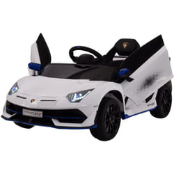 Lamborghini - Macchina Elettrica per Bambini 12V con Licenza Aventador svj Small Bianca