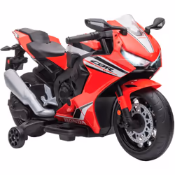 Moto Elettrica Moto Elettrica per Bambini con Licenza Honda CBR 1000RR 6V Velocità 3km/h Rosso Inizia l'avventura! La moto el ...